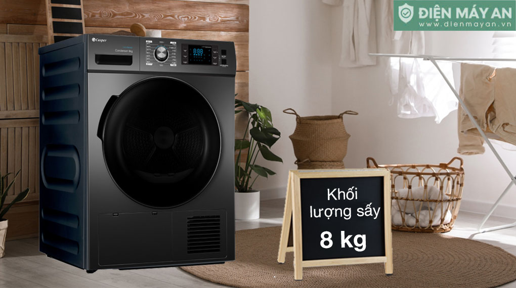 Máy Sấy Ngưng Tụ Casper 8 Kg TD-80CGB 